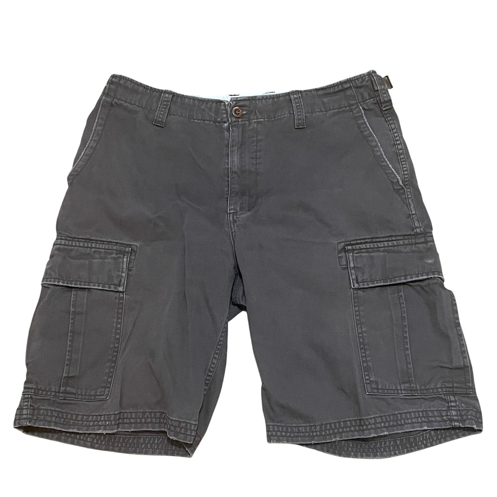 Gap Favorite Cargo Shorts Men's 36 Brown 100% Cotton Y2kish Classic‎ Casual
